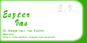 eszter vas business card